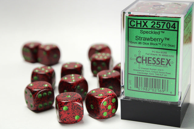 Chessex Dice: Set of 12 16mm d6