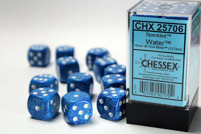 Chessex Dice: Set of 12 16mm d6