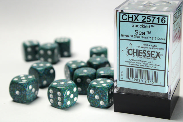 Chessex Dice: Set of 12 16mm d6