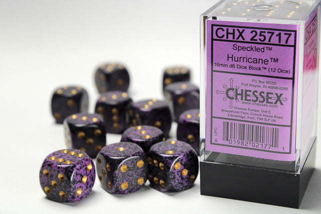 Chessex Dice: Set of 12 16mm d6