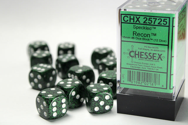 Chessex Dice: Set of 12 16mm d6