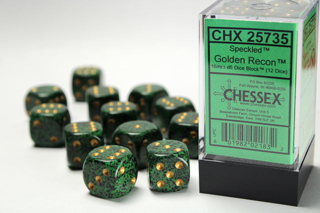 Chessex Dice: Set of 12 16mm d6