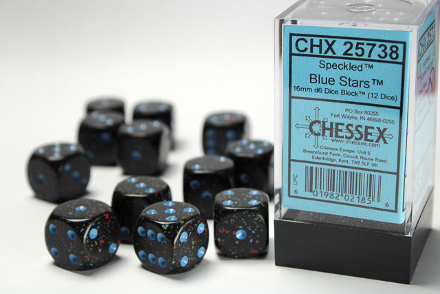 Chessex Dice: Set of 12 16mm d6