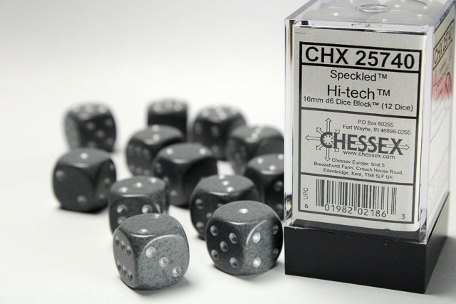 Chessex Dice: Set of 12 16mm d6