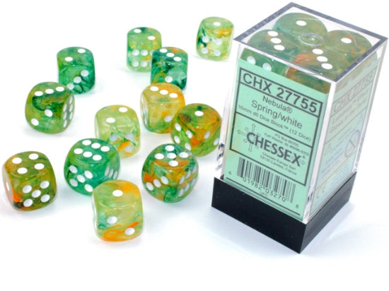 Chessex Dice: Set of 12 16mm d6