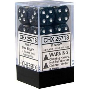 Chessex Dice: Set of 12 16mm d6