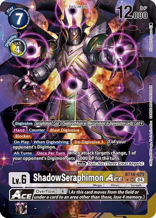 ShadowSeraphimon ACE [BT18-071] (Alternate Art) [Release Special Booster Ver.2.0]