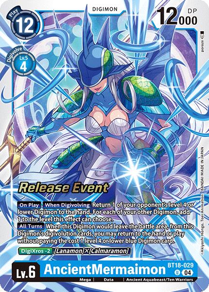 AncientMermaimon [BT18-029] [Release Special Booster Ver.2.0 Pre-Release Cards]