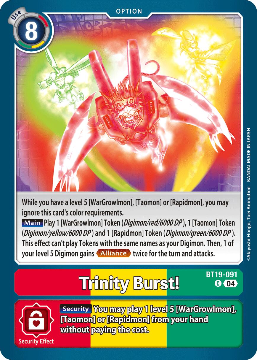 Trinity Burst! [BT19-091] [Release Special Booster Ver.2.5]