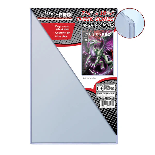 Ultra Pro Thick Comic TOPLOADER 7-1/8" x 10-1/2"