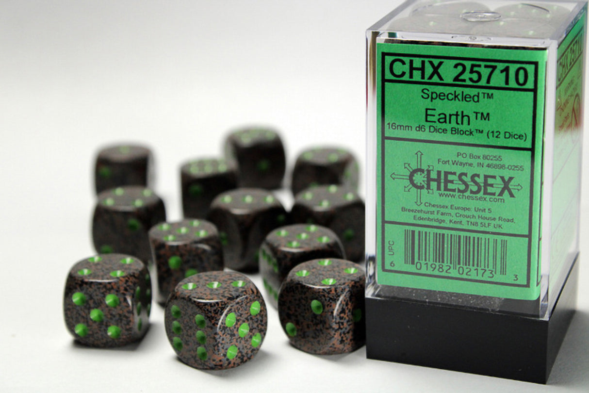 Chessex Dice: Set of 12 16mm d6