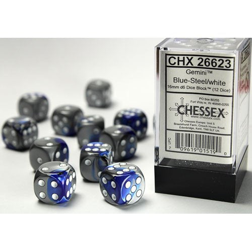 Chessex Dice: Set of 12 16mm d6