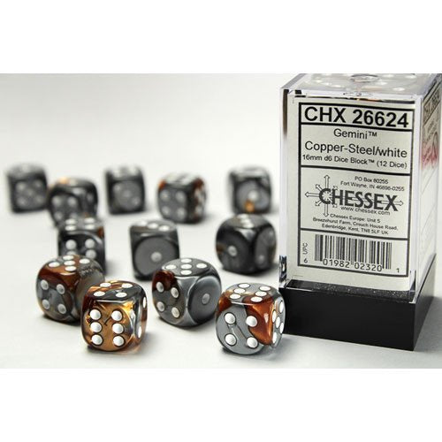 Chessex Dice: Set of 12 16mm d6