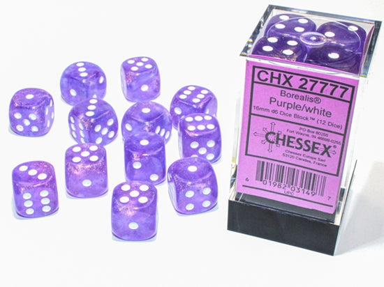 Chessex Dice: Set of 12 16mm d6