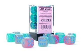 Chessex Dice: Set of 12 16mm d6