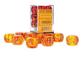 Chessex Dice: Set of 12 16mm d6