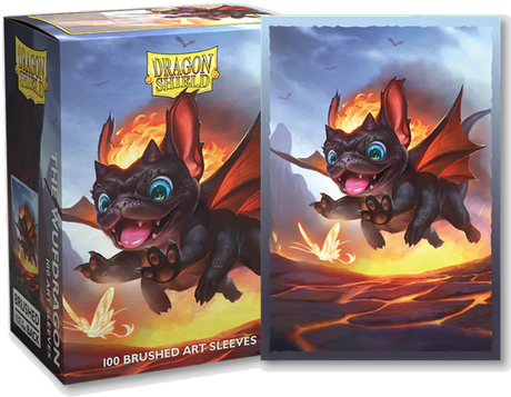 Dragon Shield - 100ct - Brushed Art Sleeves - Standard Size