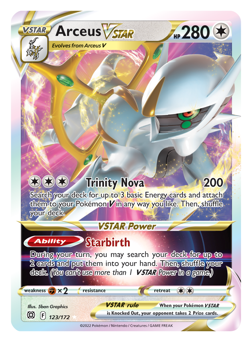 Arceus VSTAR (123/172) [Sword & Shield: Brilliant Stars]